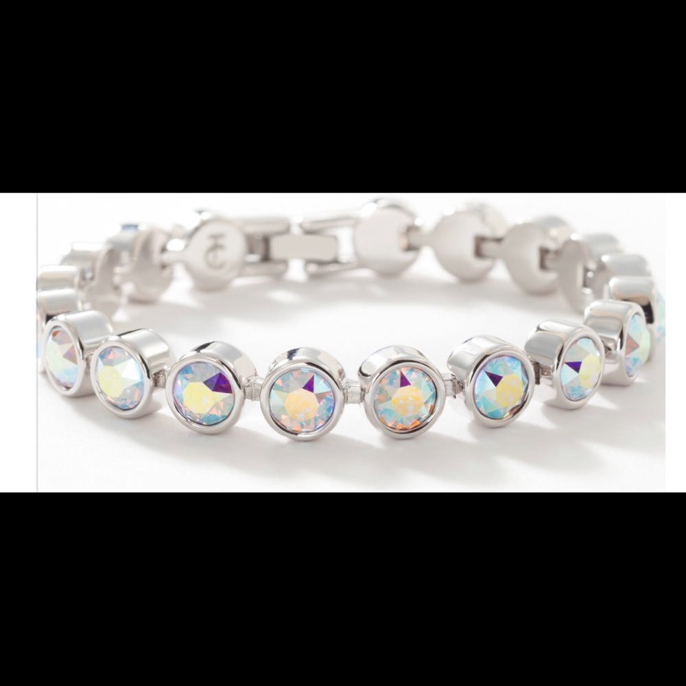 Touchstone Crystal by Swarovski ice bracelet aurore boreale So sparkly BNIB